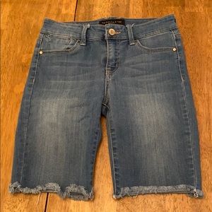 Distressed Cut-Off Jean Shorts for Girls